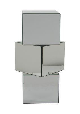 Glam Glass Pedestal Table