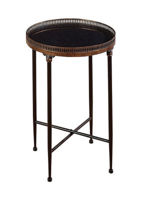 Traditional Metal Accent Table