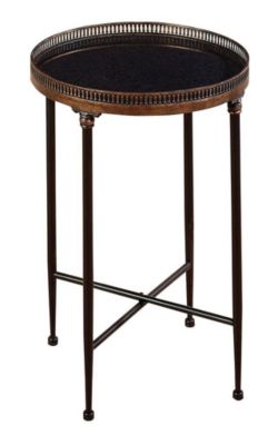 Traditional Metal Accent Table