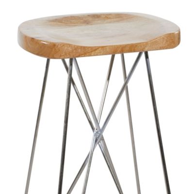 Contemporary Mango Wood Bar Stool