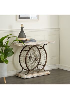 Rustic Wood Console Table