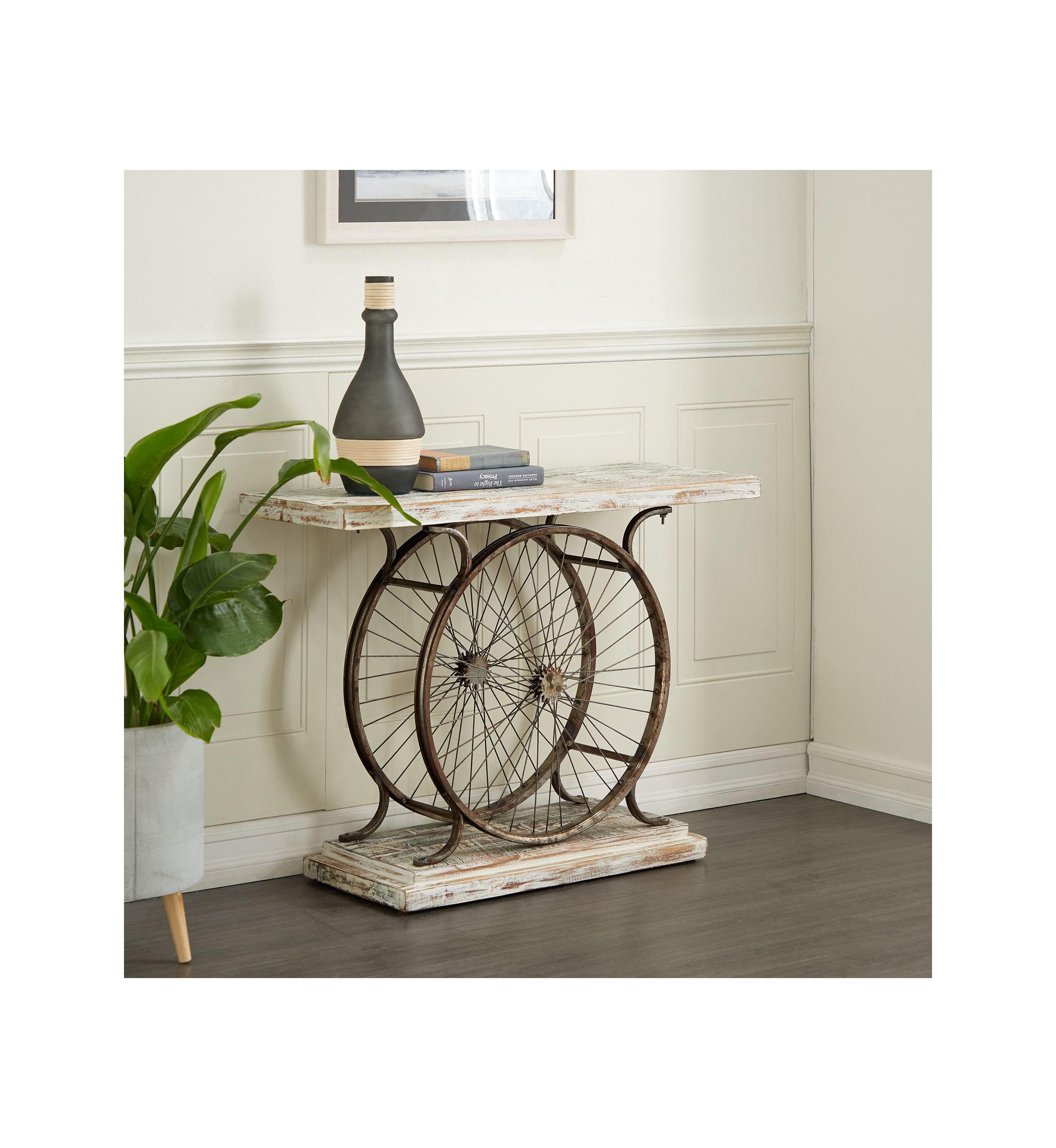 Rustic Wood Console Table