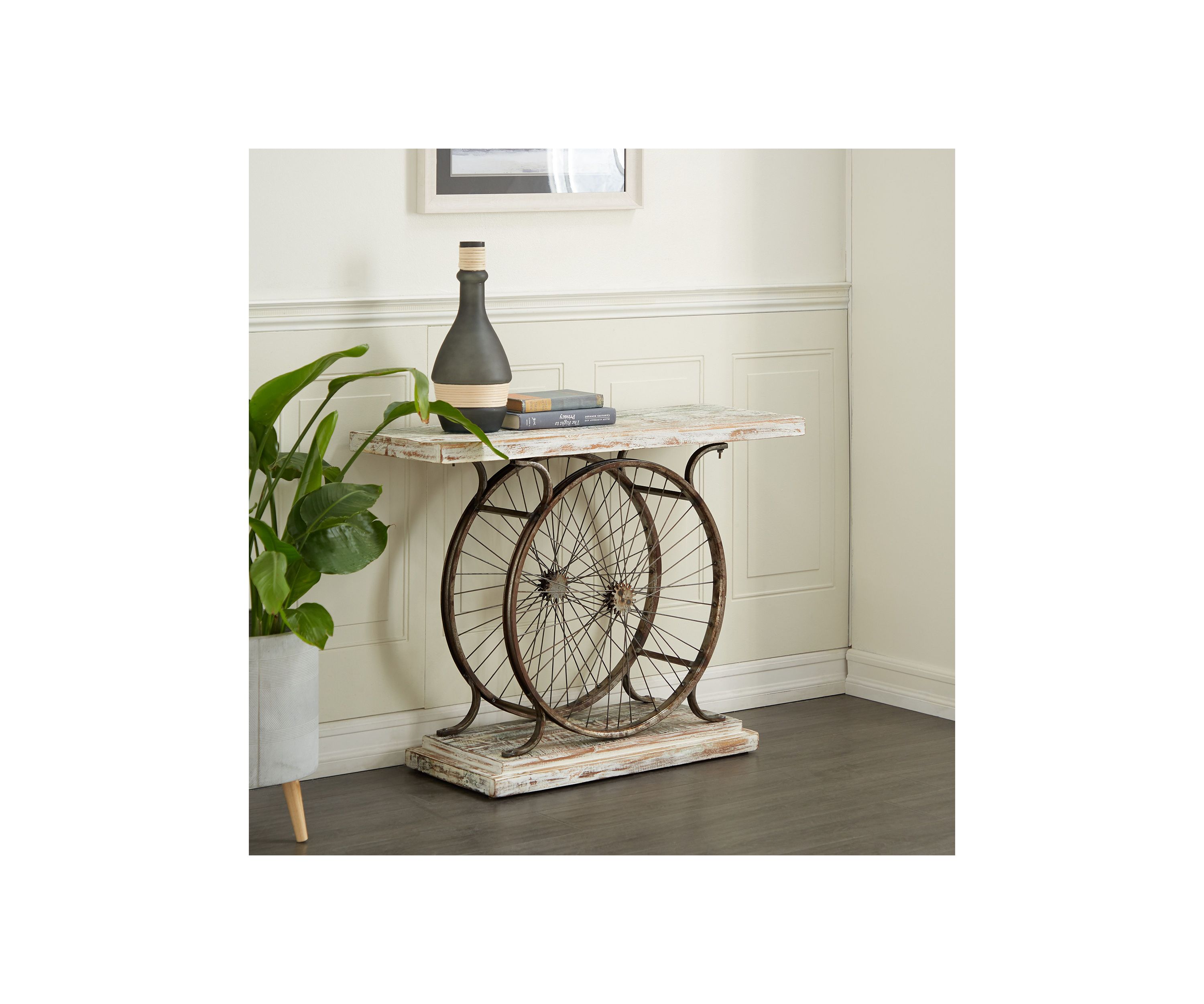 Rustic Wood Console Table