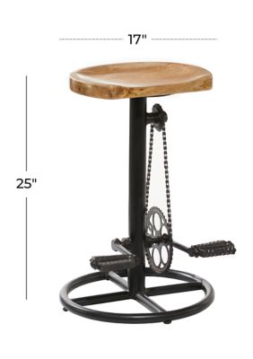 Industrial Metal Counter Stool