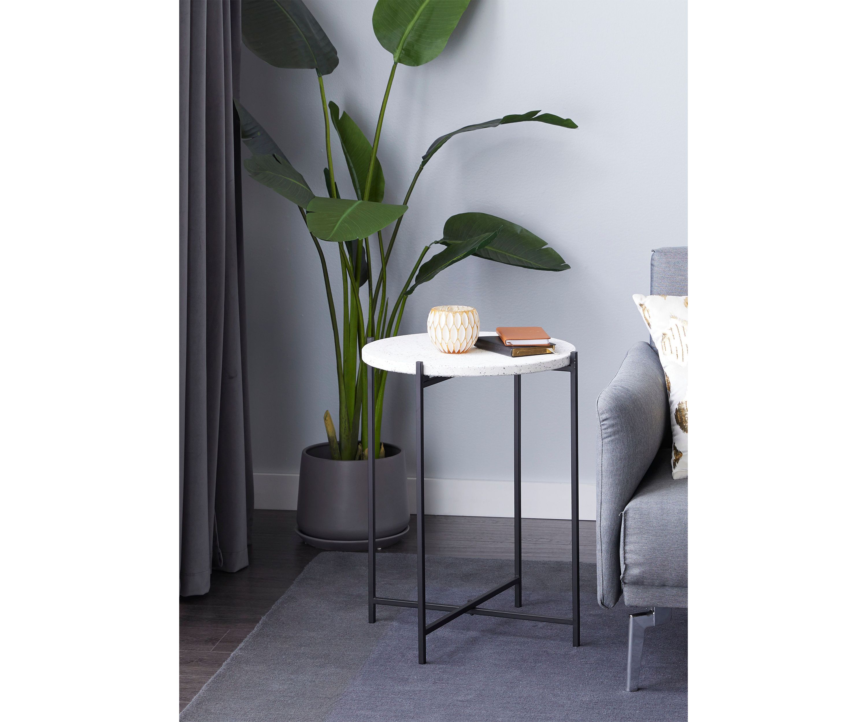 Contemporary Terrazzo Accent Table