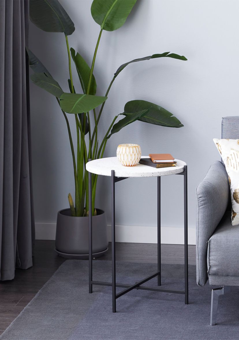 Contemporary Terrazzo Accent Table