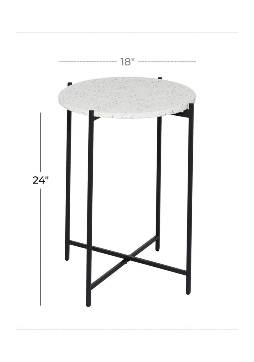 Contemporary Terrazzo Accent Table