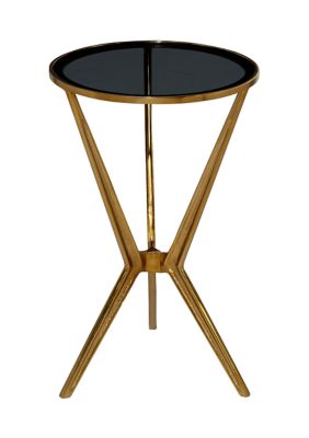 Modern Aluminum Metal Accent Table