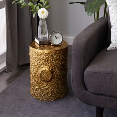 Contemporary Aluminum Accent Table