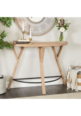 Modern Farmhouse Wood Console Table