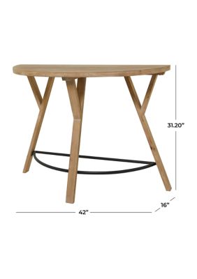 Modern Farmhouse Wood Console Table