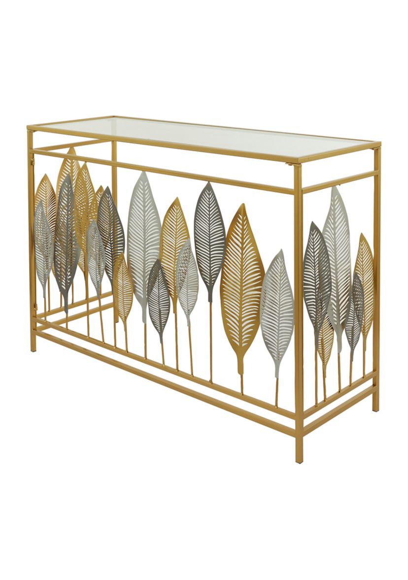 Contemporary Metal Console Table