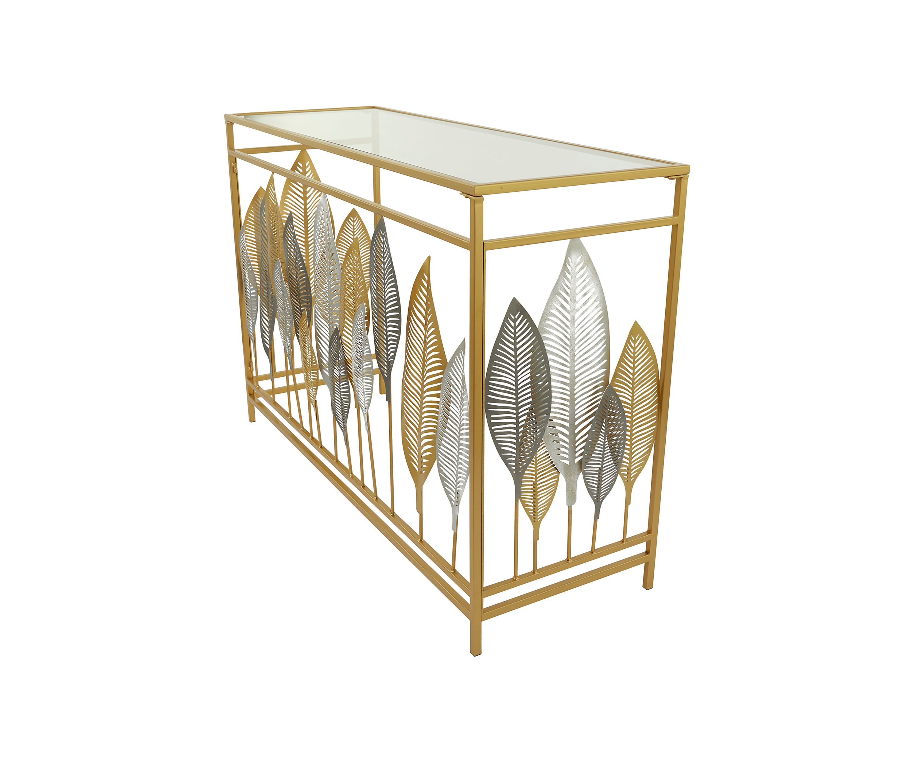 Contemporary Metal Console Table