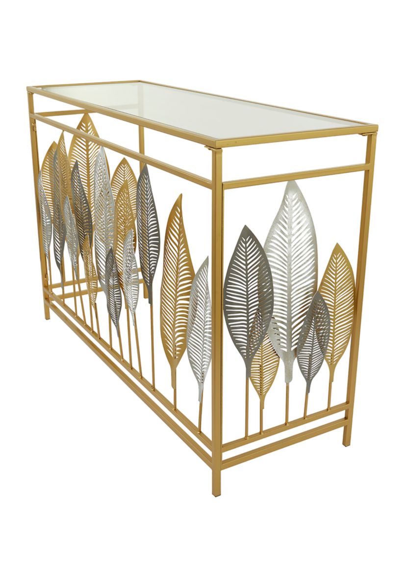 Contemporary Metal Console Table