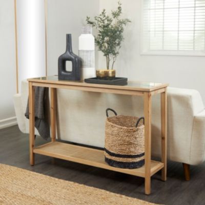 Modern Wood Console Table