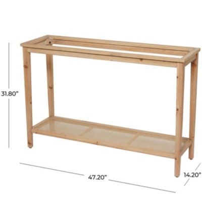 Modern Wood Console Table