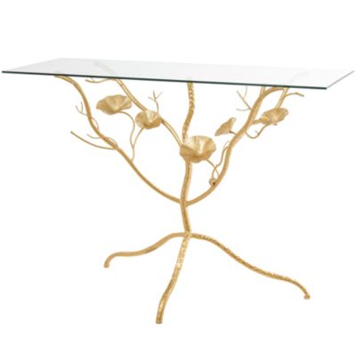 Contemporary Metal Console Table