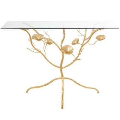 Contemporary Metal Console Table