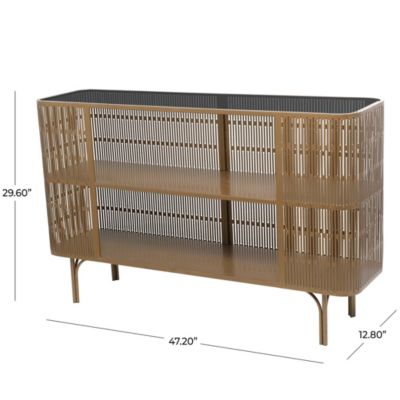 Modern Metal Console Table