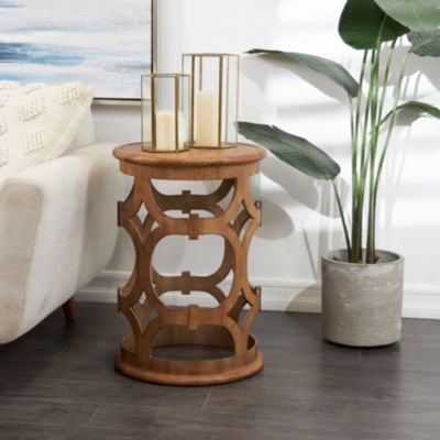 Contemporary Wood Accent Table