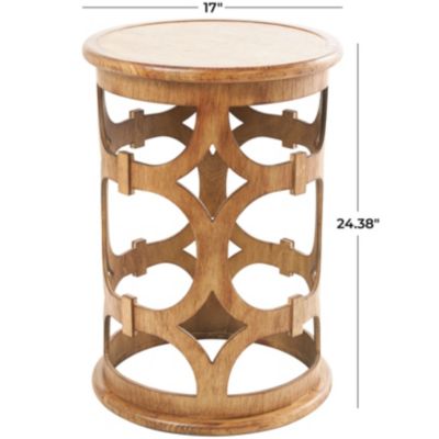 Contemporary Wood Accent Table