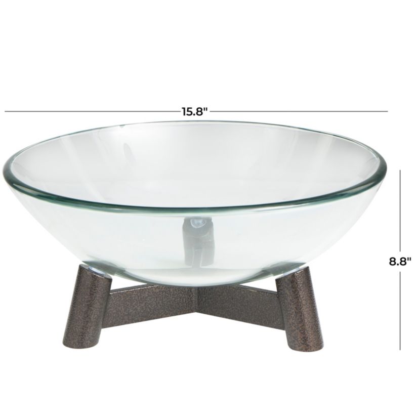 Modern Glass Serving Bowl