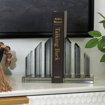 Contemporary Crystal Bookends