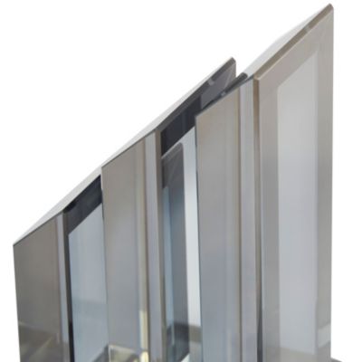 Contemporary Crystal Bookends