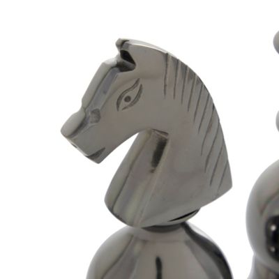 Traditional Aluminum Sculpture - Set of 3