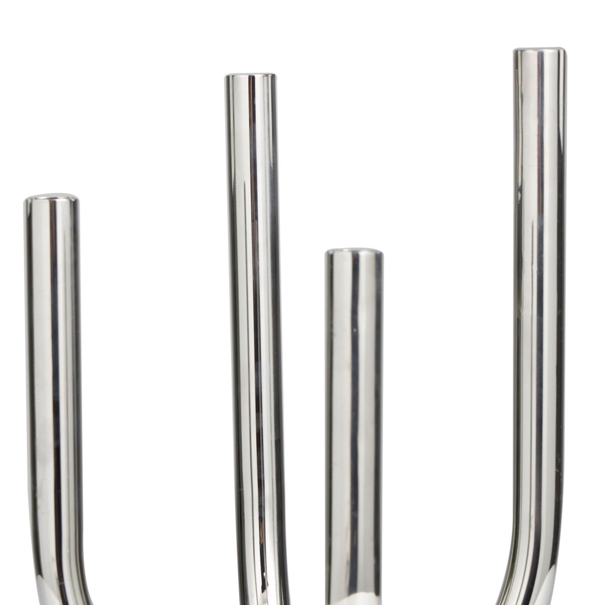 Contemporary Stainless Steel Candelabra