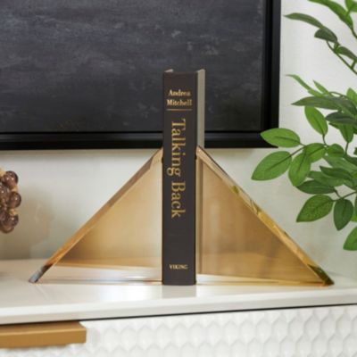 Contemporary Crystal Bookends