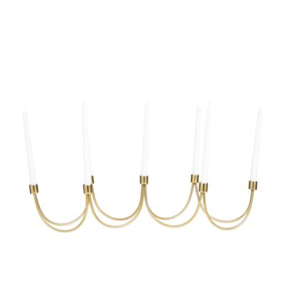 Contemporary Stainless Steel Candelabra
