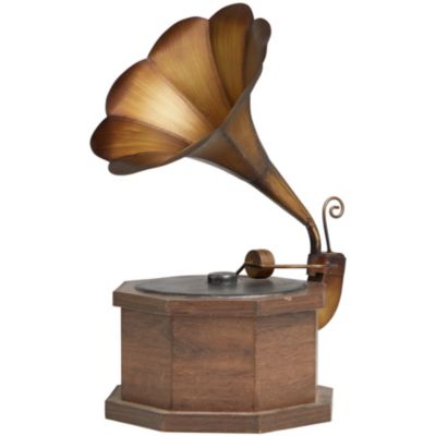 Vintage Metal Gramophone