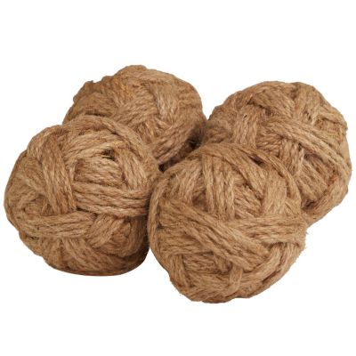 Natural Jute Orbs & Vase Filler - Set of 4