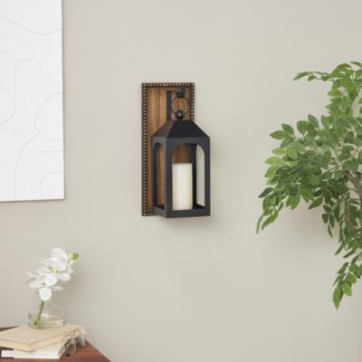 Rustic Metal Wall Sconce