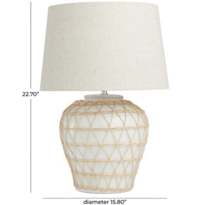 Natural Ceramic Table Lamp