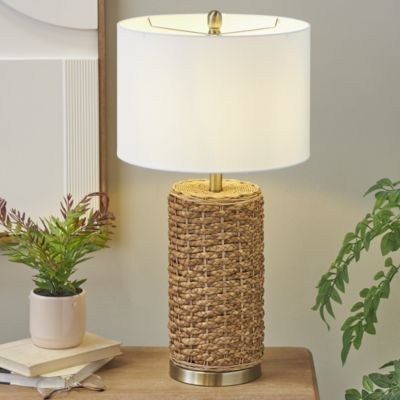 Bohemian Rattan Table Lamp