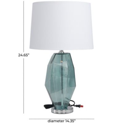 Coastal Glass Table Lamp