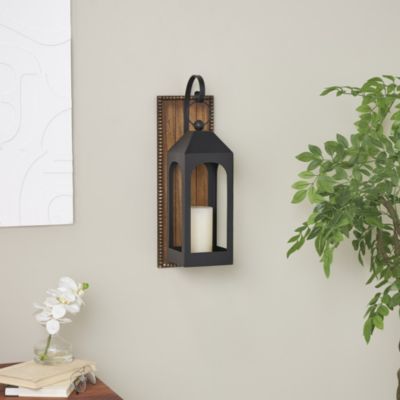 Rustic Metal Wall Sconce