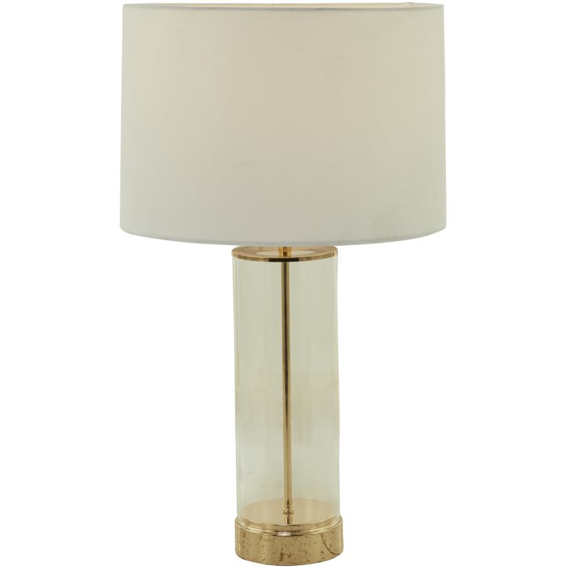 Glam Tempered Glass Table Lamp