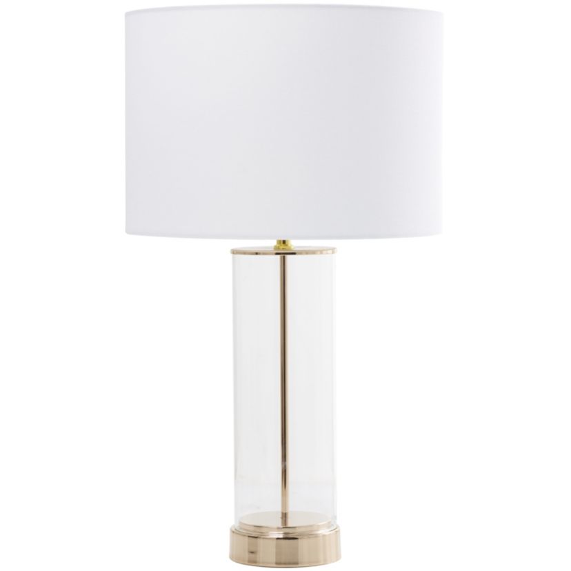 Glam Tempered Glass Table Lamp