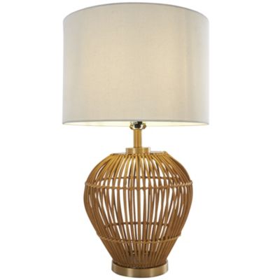 Bohemian Rattan Table Lamp