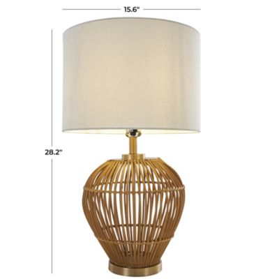 Bohemian Rattan Table Lamp