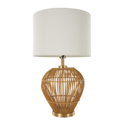 Bohemian Rattan Table Lamp