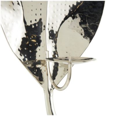 Glam Stainless Steel Metal Wall Sconce