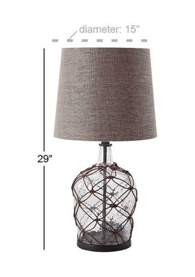 Coastal Glass Table Lamp