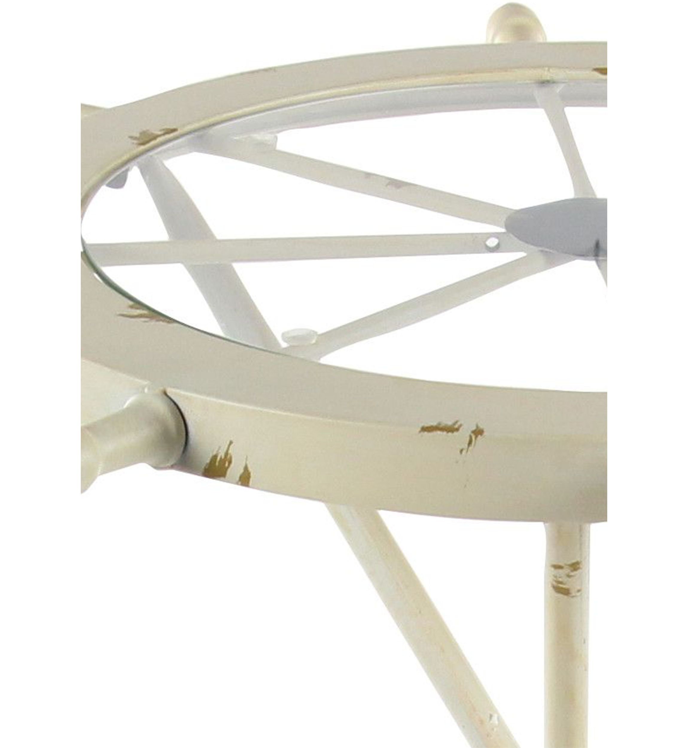 Nautical Metal Accent Table