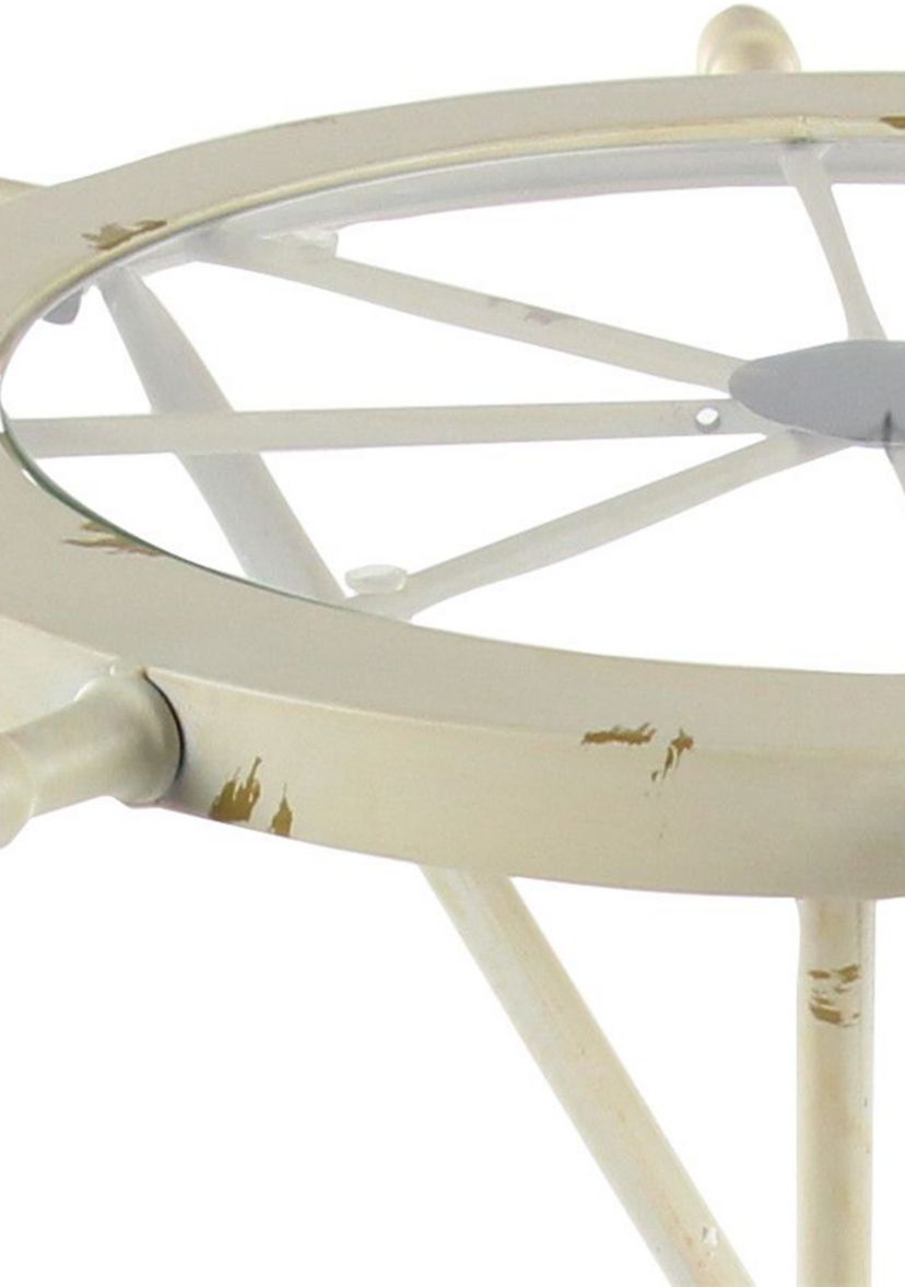 Nautical Metal Accent Table