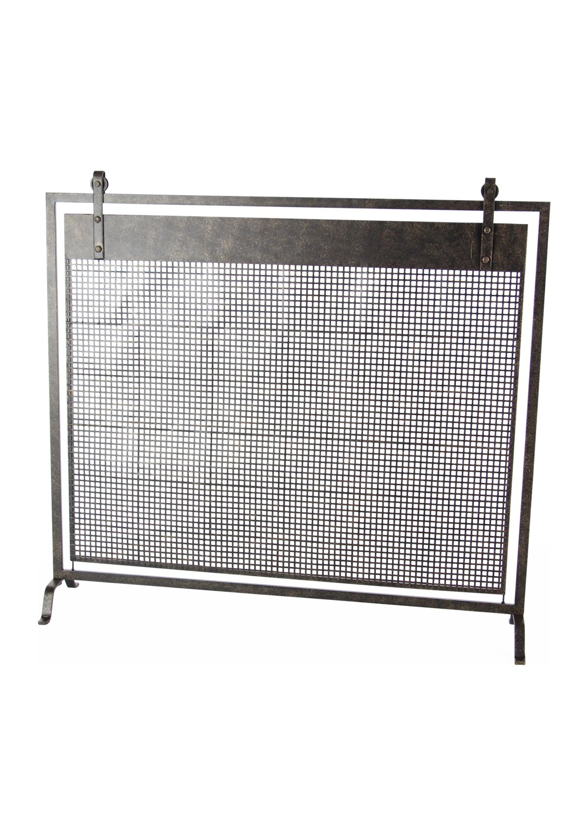 Contemporary Metal Fireplace Screen
