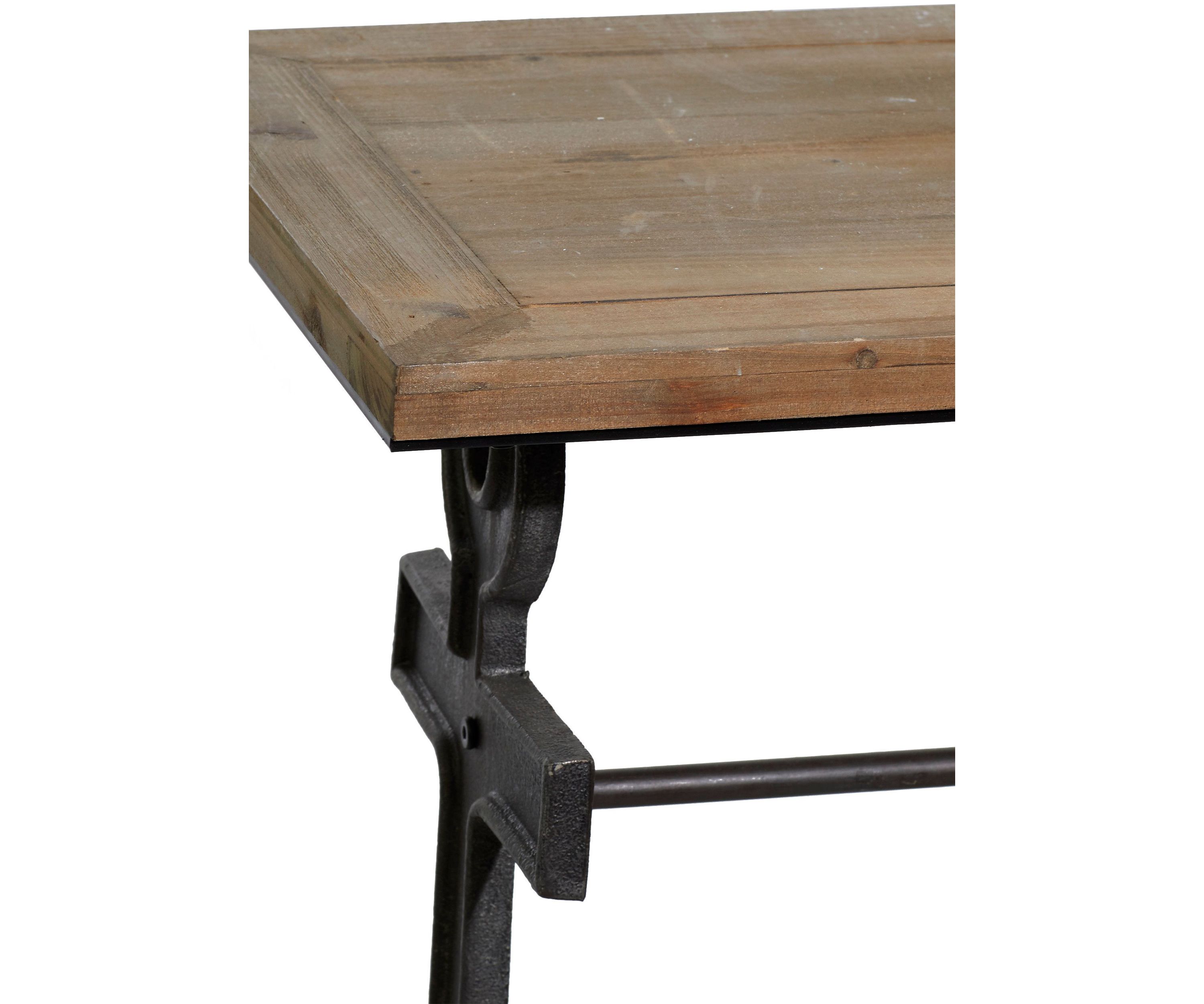 Coastal Metal Console Table